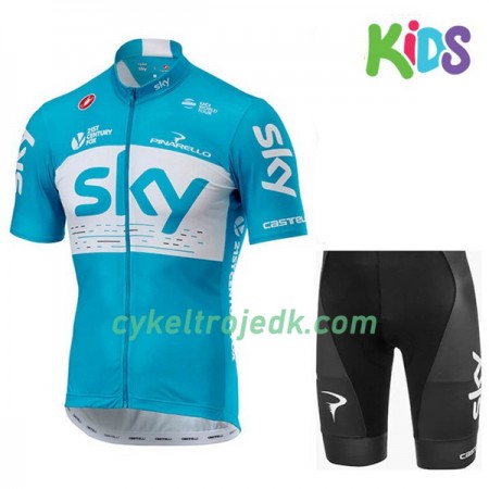 Cykeltøj + Cykelshorts Børn 2018 Team Sky N002
